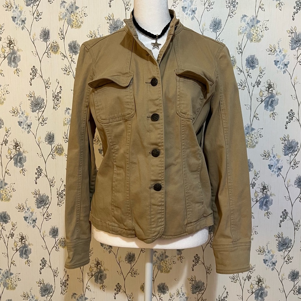 Women's Tan Jacket - Picture 2 of 3